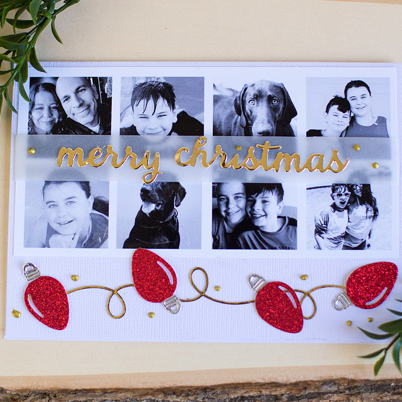 Small photos big impact card lesson photo